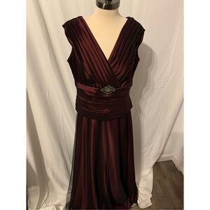 Mother of the bride dress Davids bridal red
